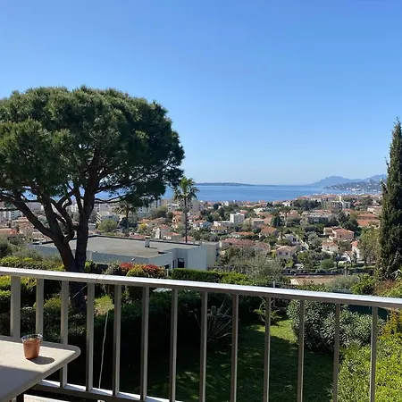 Sea View Pool Bright And Modern Flat Near Apartman Antibes